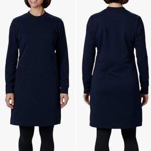 🆕 COLUMBIA Firwood Ottoman Long Sleeve Dress in Dark Nocturnal